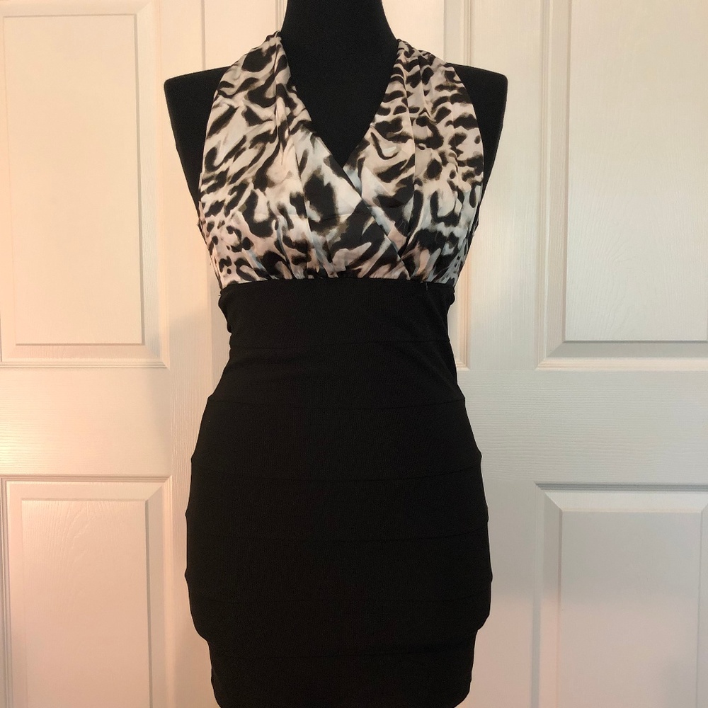 Black/White Party Dress